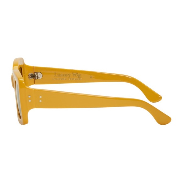 Raen Flatscreen Unisex Yellow/Green Sunglasses - Picture 2 of 9